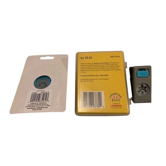 Lot of 3 Stamps Set Paper Punches Crafts Art School - Picture 3 of 11